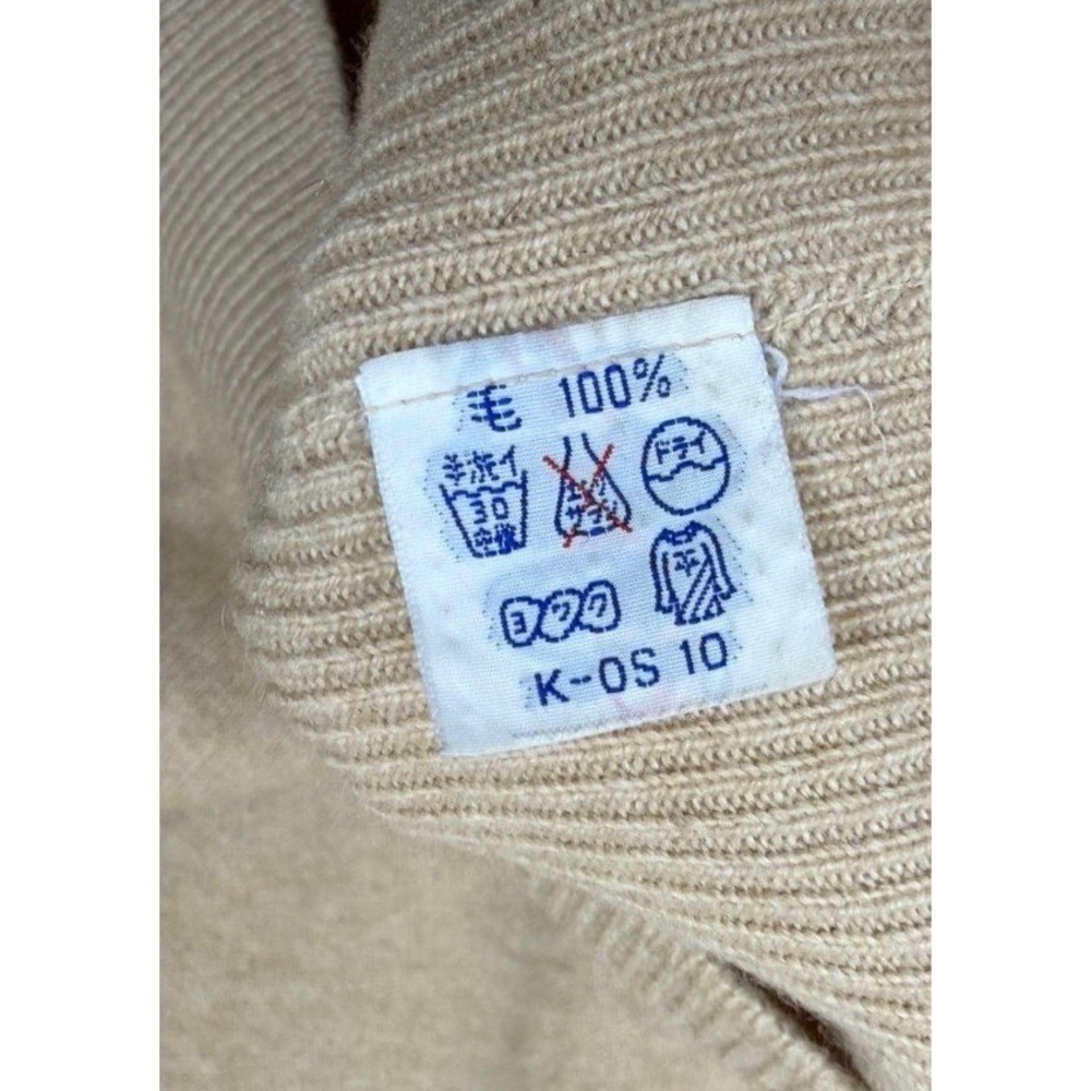 Mitsukoshi Thermal Set Mens‎ L Beige Wool Henley Top Leggings Long Johns Japan - Picture 12 of 16